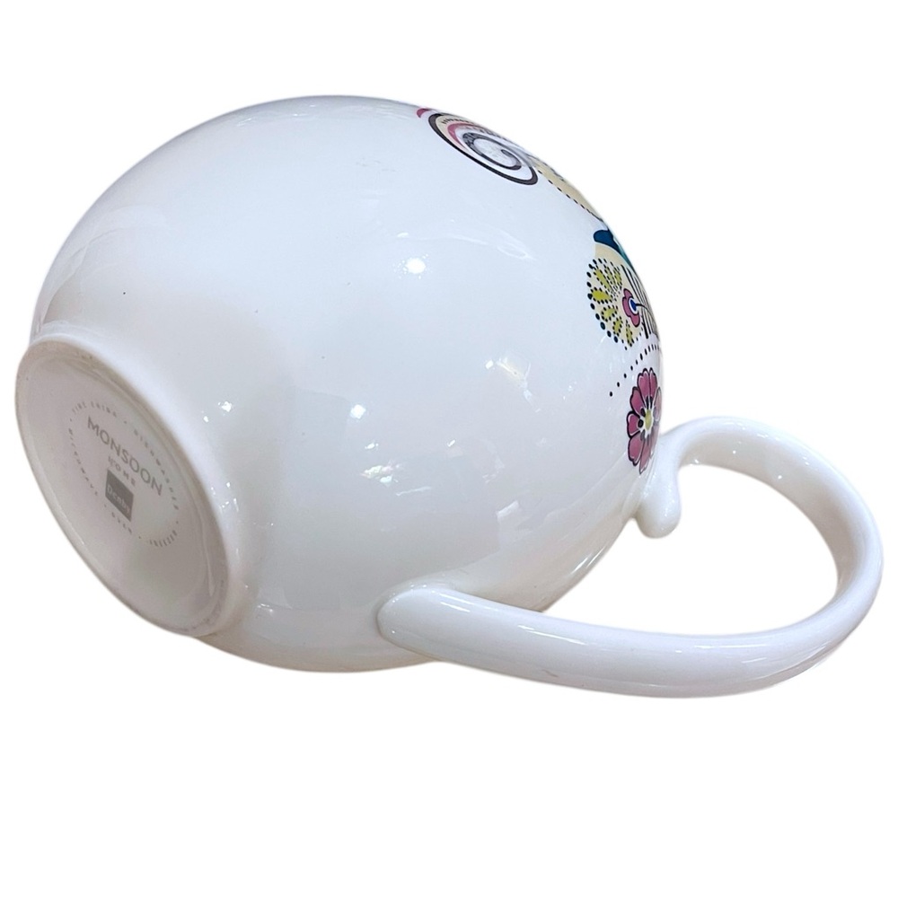 Colorful Denby Monsoon Cosmic Fine China England Teapot ~ A Rare Vintage Gem - Picture 8 of 16